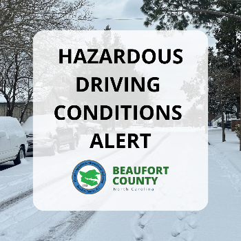 AVOID WEATHER HAZARDS. AVOID NON-ESSENTIAL TRAVEL.