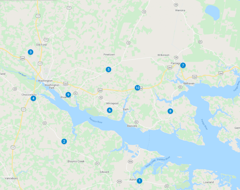 Solid Waste Collection Sites Map